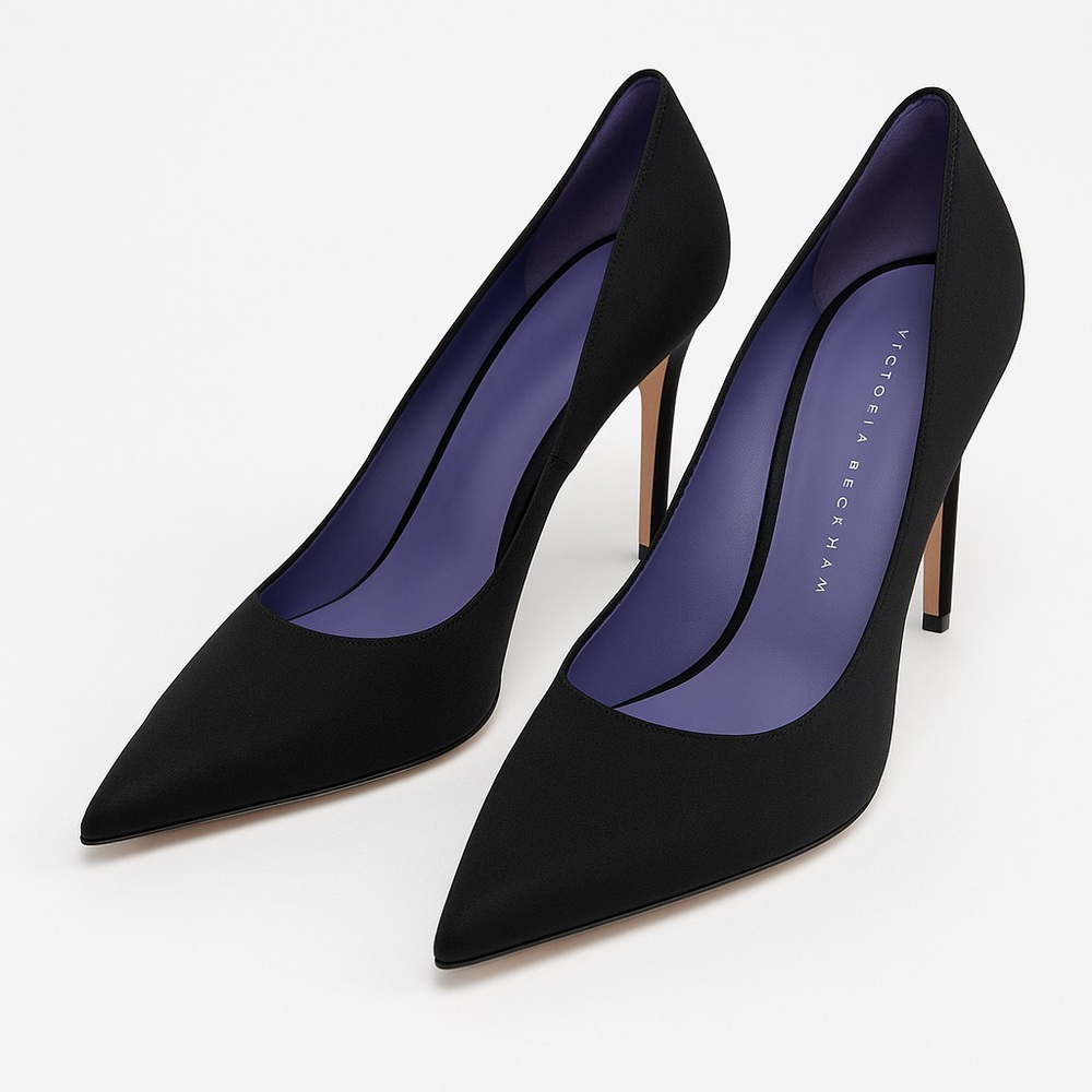 Victoria Beckham Black Stiletto Heels